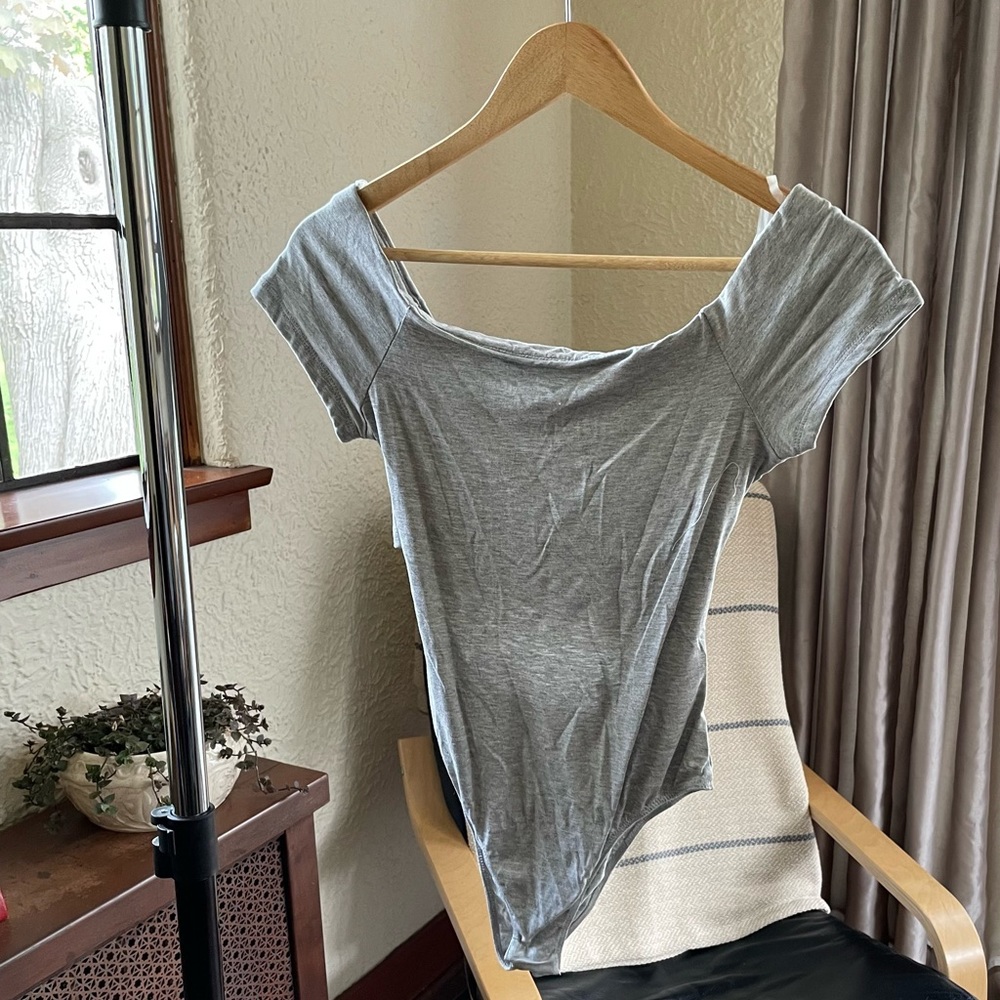 NWT Lush off shoulder bodysuit